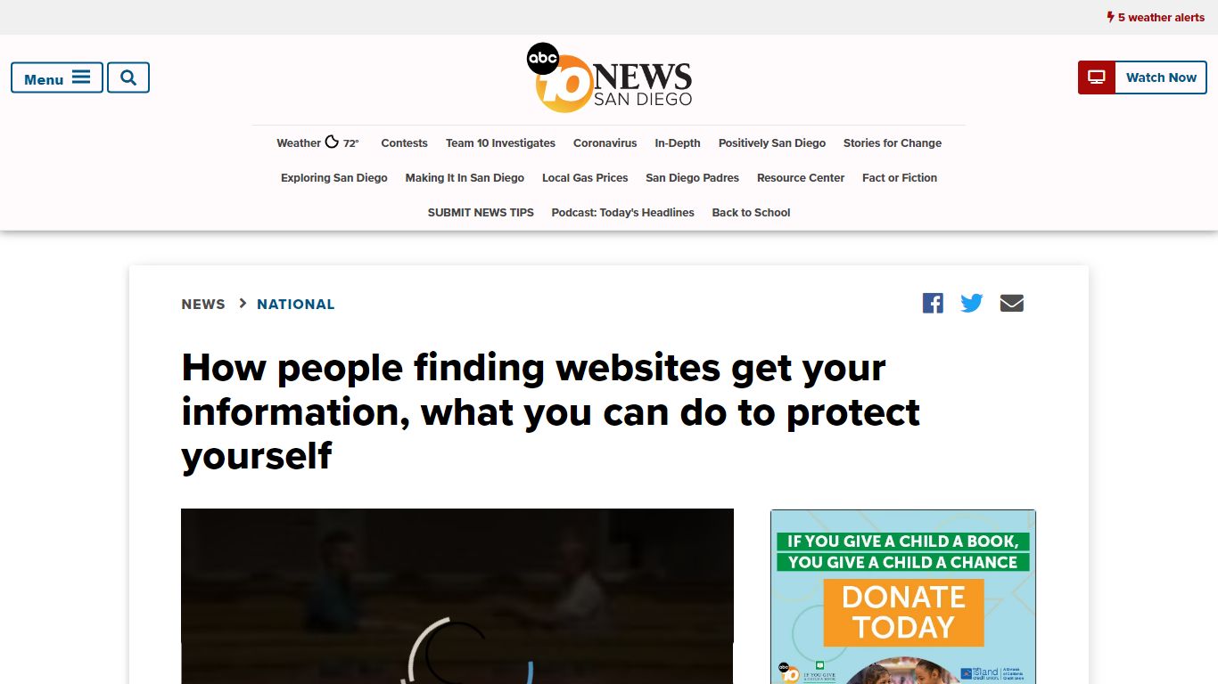 How people finding websites get your information - 10news.com